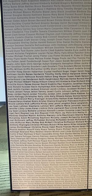 We found our Shift Supervisor William Griffin, ENP on the ENP Wall! A big thanks to <a href="/onscenefirst/">On Scene First with Tracy Eldridge</a> Tracy Eldridge for sending us the pic! Congratulations again Billy! (ZOOM in on the pic to find Billy) #NENA2021 #ENP <a href="/911NENA911/">NENA</a>