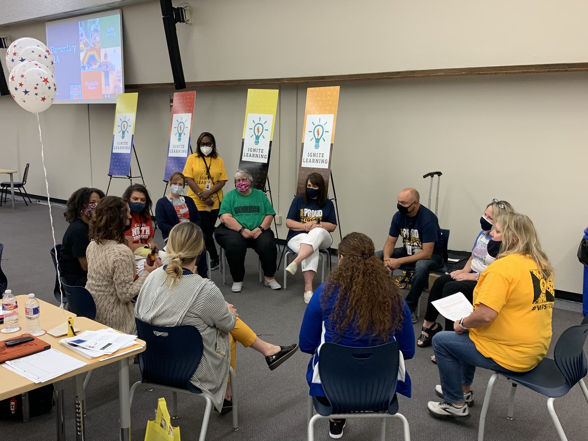 gilalvarez259's tweet image. Elementary principals engaging in a community building restorative circle at their principal learning academy. They are committed to ignite learning throughout @WichitaUSD259! #Wpsignitelearning #wpsproud @AThompson259