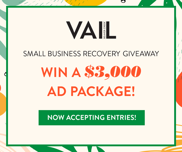 VailMag's tweet image. TOMORROW is the last day to submit your story for our Small Business Recovery Giveaway! If you want to win $3,000 in digital advertising to help your business grow &amp;amp; thrive, we want to hear from you. Winner will be notified by 9/15. Enter now! #Vail about.vailmag.com/small-business…