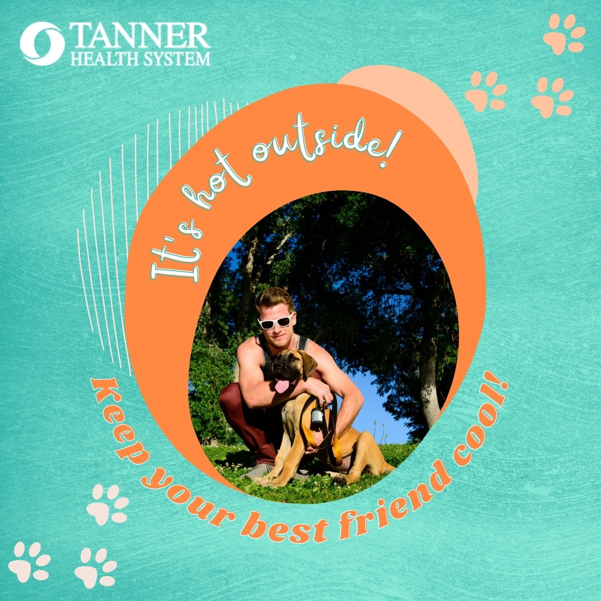 TannerHealth's tweet photo. It's super hot outside. Remember to be careful and stay hydrated. And that includes making sure that your pets have plenty of shade (or air conditioning) and water, too. And of course, never leave pets or kids in a hot vehicle.
#stayhydrated #keepcool #avoidheat #TannerHealth https://t.co/KLpMySPRmP