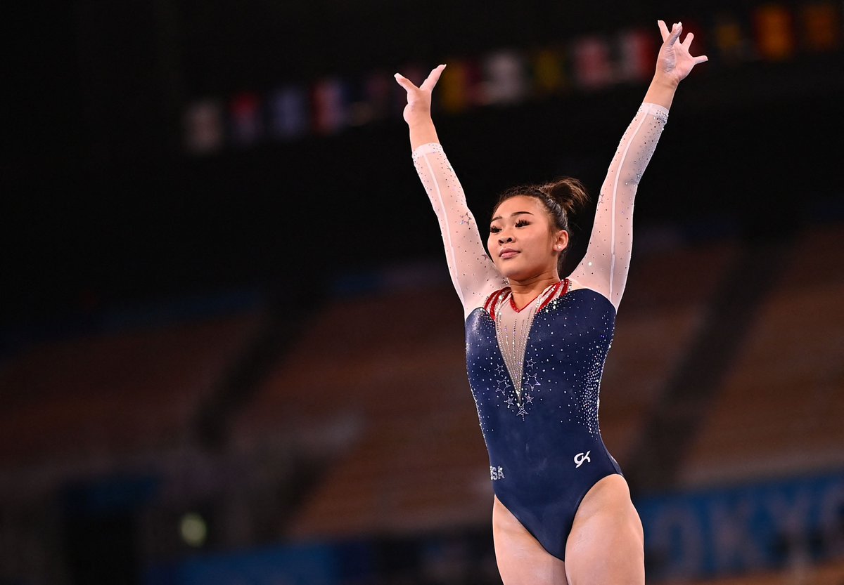 YahooSports's tweet photo. A historic showing 🥇

Suni Lee is:

🔘 The first Hmong American to qualify for the Olympics
🔘 The first Hmong American to win an Olympic gold medal
🔘 The first Asian woman (of any nationality) to win Olympic gold in the individual all-around competition

#TokyoOlympics https://t.co/mtRuy3cqCq
