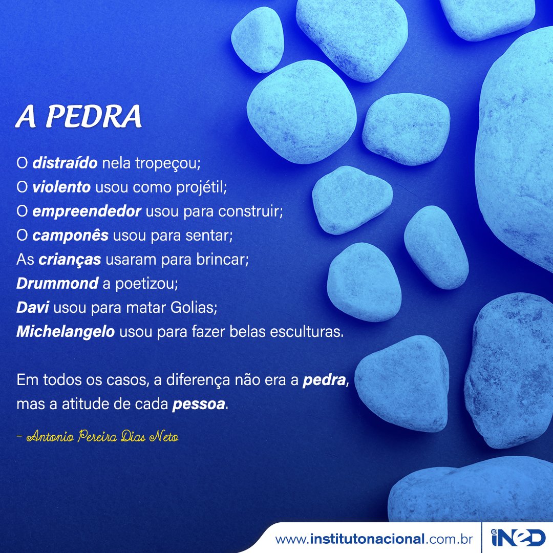 INEDSP's tweet photo. #Atitude #ComeceHoje #Objetivo #Ined https://t.co/9A8RFukabt