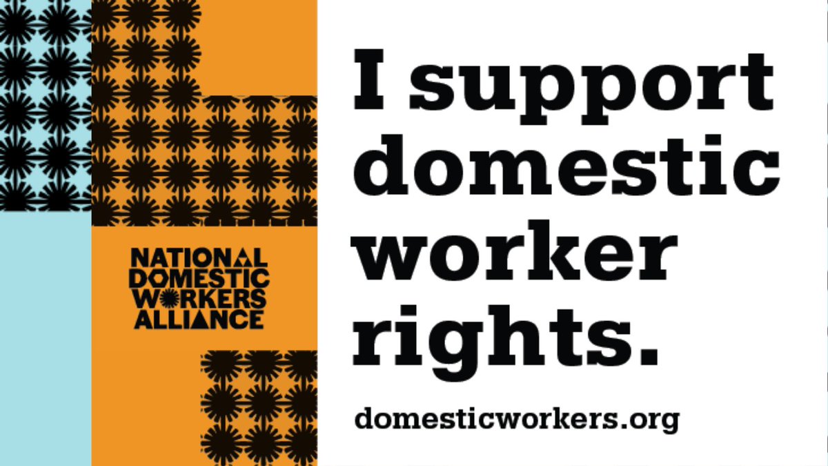 WhitneyPesek's tweet photo. I support the Domestic Workers Bill of Rights because domestic workers and caregivers work every day to provide for our families.
It’s time to take action. Let’s pass the #DomesticWorkersBillofRights. #DignityUnityPower https://t.co/RpVIYjffok
