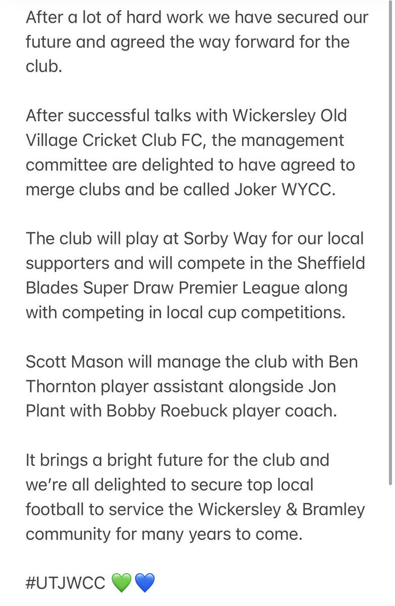 ⚽️⚽️Club Announcement ⚽️⚽️