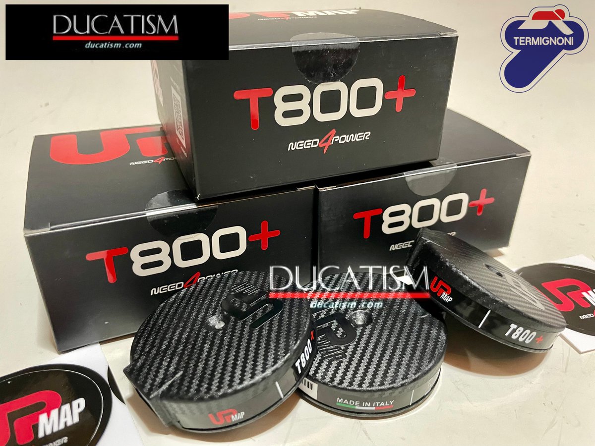 DUCATISM's tweet photo. UpMap T800 +(Plus) 転送速度が2倍になったプラスが入荷!コスパ重視の方は通常のT800!ともに在庫あり。DUCATI用であればEuro4かEuro5 各車種対応です。
https://t.co/ZbZoF6jKuN
#T800Plus #Termignoni #PanigaleV4 #UpMap
#UpMapT800 #DUCATI #DUCATISM https://t.co/I1TYODIdNE