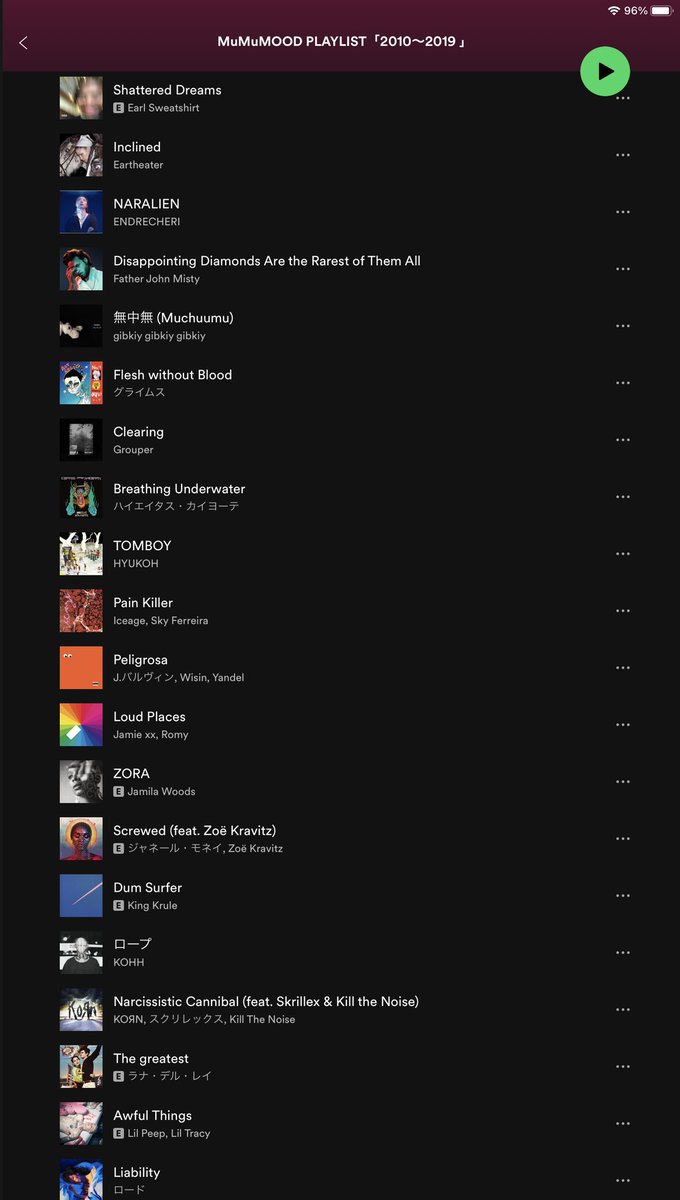 KayamahMusic's tweet photo. MuMuMOOD PLAYLIST「2010~2019」
Apple Music:https://t.co/SCNlUzDdxf
Spotify:https://t.co/7d1k36wf74
公開しました。
全195アルバム・250曲。
これが僕にとっての2010年代のモードです。
#MuMuMOOD https://t.co/Rzq2T9GaZs