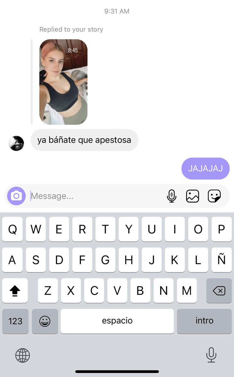 AnaPauRamos's tweet photo. El único tipo de replies que espero en mis ig stories https://t.co/KllFCTSrqy