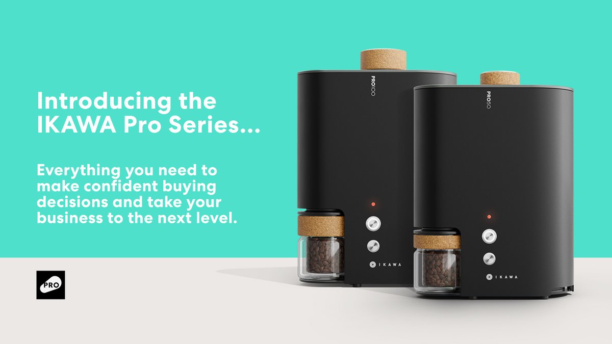 Elevate your sample roasting with the IKAWA Pro Series. Two models of our latest generation sample roaster. 

Talk to us today and find out how you can benefit from their simplicity, consistency, repeatability, portability, connectivity, and reliability. 

ikawacoffee.com/pro