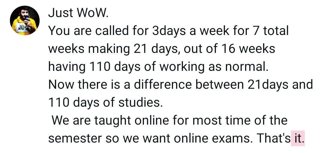 576Umar's tweet photo. Another university agreed to online exams during this tough situation of 4th wave of COVID-19 but the Naive Administration of IUB don't even care about their https://t.co/wHG46TB63j#iubstudentswantonlineexam https://t.co/4F3jyMG1dh#iubstudentswantonlineexam https://t.co/dtiy827XmM