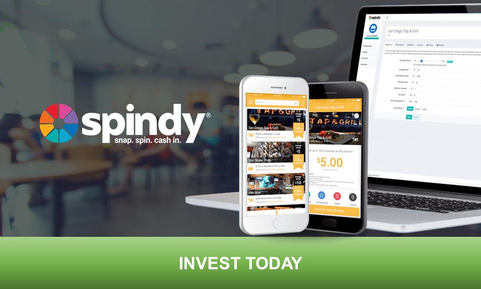 spindyapp's tweet photo. Spindy’s equity #crowdfunding campaign went live today on #StartEngine! Click on the link below to #invest and take partial #ownership of a growing company! 
https://www.startengine/spindy

#partership #spindy #app #rewards #investment https://t.co/73Y9qwvaHZ