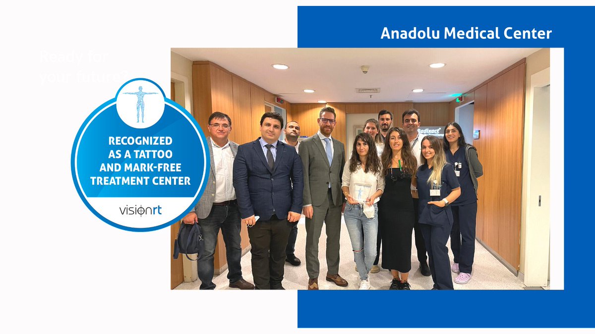 VisionRTLtd's tweet photo. Congratulations to @AnadoluMedical Center for becoming the first tattoo &amp; mark-free center in Turkey!
They join a growing number of clinics around the world using AlignRT SGRT technology to offer tattoo &amp; mark-free #radiotherapy. Learn more: https://t.co/lv3GkxVq7d
#radonc https://t.co/OQoTKS8kBU