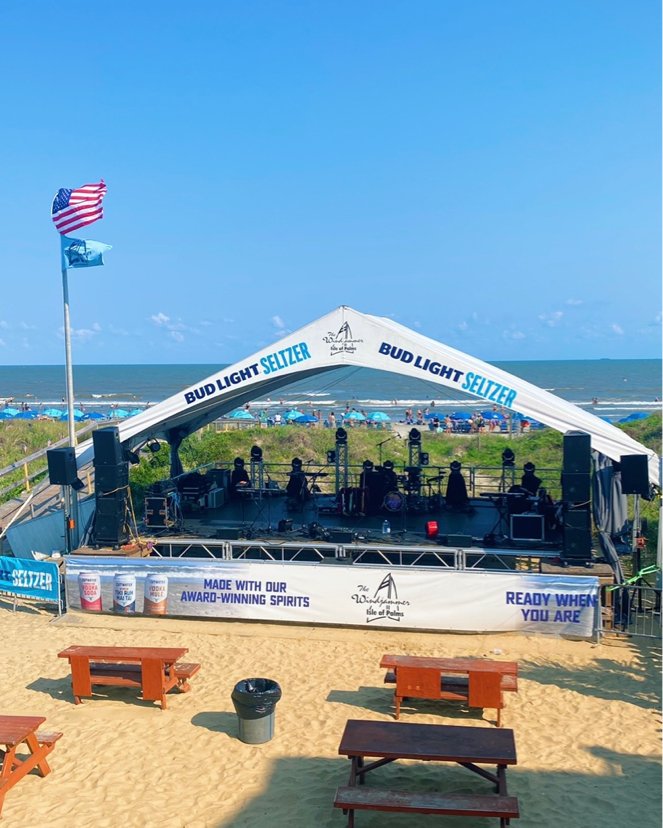 Bud Light Seltzer Beach Stage Weekend Lineup! <a href="/windjammeriop/">The Windjammer</a> 🌊 
TONIGHT: Charles Esten with John Wesley Satterfield  6 PM 
7/30: Purple Masquerade (Prince Tribute) 6 PM
7/31: Cowboy Mouth 6 PM