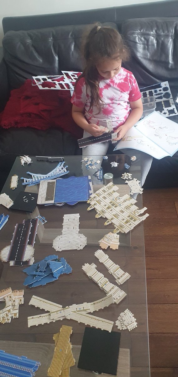 Define a suitable education! Today, we are model building. Organising, construction, fine motor skills, perseverance, support seeking and mindfulness. 

It's the school holidays. Define full time!

Home Education is unique and caters to the individual child, not a class of 30+.