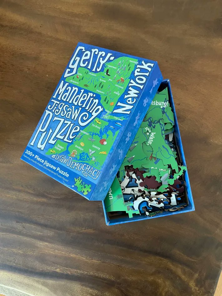DrawDemocracyNY's tweet photo. Follow us here for live updates during today's 2pm Brooklyn/Staten Island redistricting hearing! #DrawDemocracy members will be testifying.
And of course, make sure to check out our amazing Gerrymandering Jigsaw Puzzle and donate!
https://t.co/qIijmqGFo5 https://t.co/kxrw8sTQzC