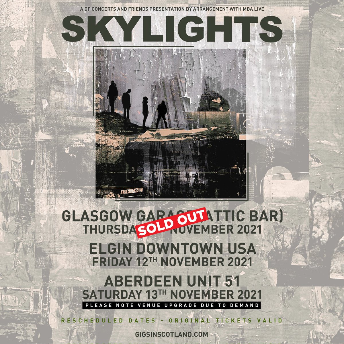 SCOTLAND 🏴󠁧󠁢󠁳󠁣󠁴󠁿 We’re sorry we can’t see you in August due to restrictions still being in place. However, new dates in November are confirmed, and we’ve added 200 extra tickets in Aberdeen at Unit 51! Be quick, tickets go on sale tomorrow at 10am here > gigsinscotland.com/artist/skyligh…