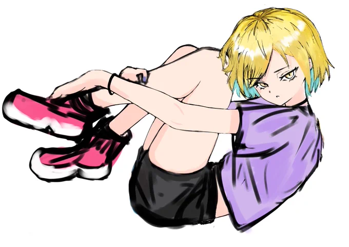 進捗です。次は衣装の資料をちゃんと見て描く。 
