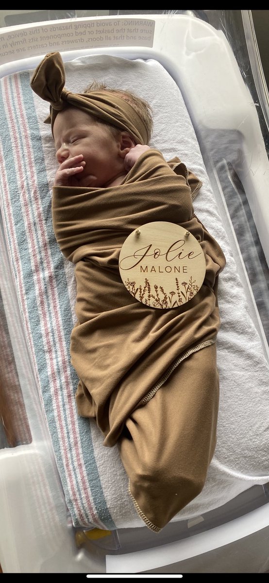 MrsHarrisonCSES's tweet photo. So incredibly grateful for this precious gift from God! Our sweet baby GIRL Jolie arrived on Tuesday morning full of life &amp; love. Jimmy is already such a sweet brother and we’re so happy to be home with our new family of 4. Overwhelmed with gratitude! https://t.co/ezBRb7R4D6