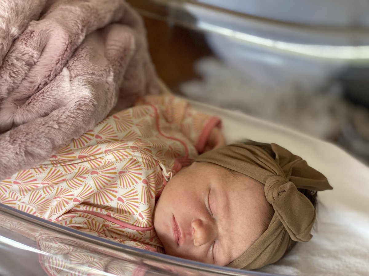 MrsHarrisonCSES's tweet photo. So incredibly grateful for this precious gift from God! Our sweet baby GIRL Jolie arrived on Tuesday morning full of life &amp; love. Jimmy is already such a sweet brother and we’re so happy to be home with our new family of 4. Overwhelmed with gratitude! https://t.co/ezBRb7R4D6