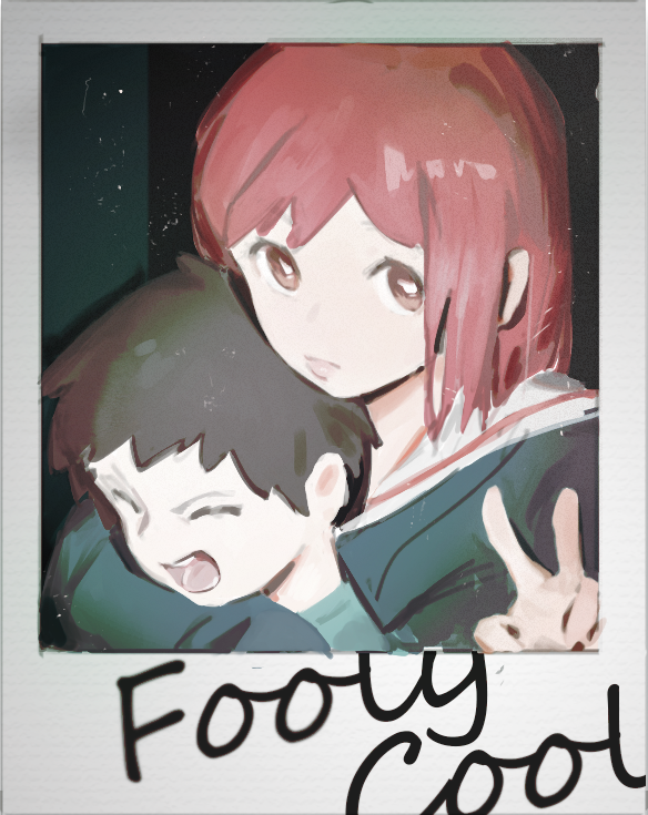 Torio02446440's tweet photo. Naota &amp; Mamimi #FLCL https://t.co/LfcRPL9euR