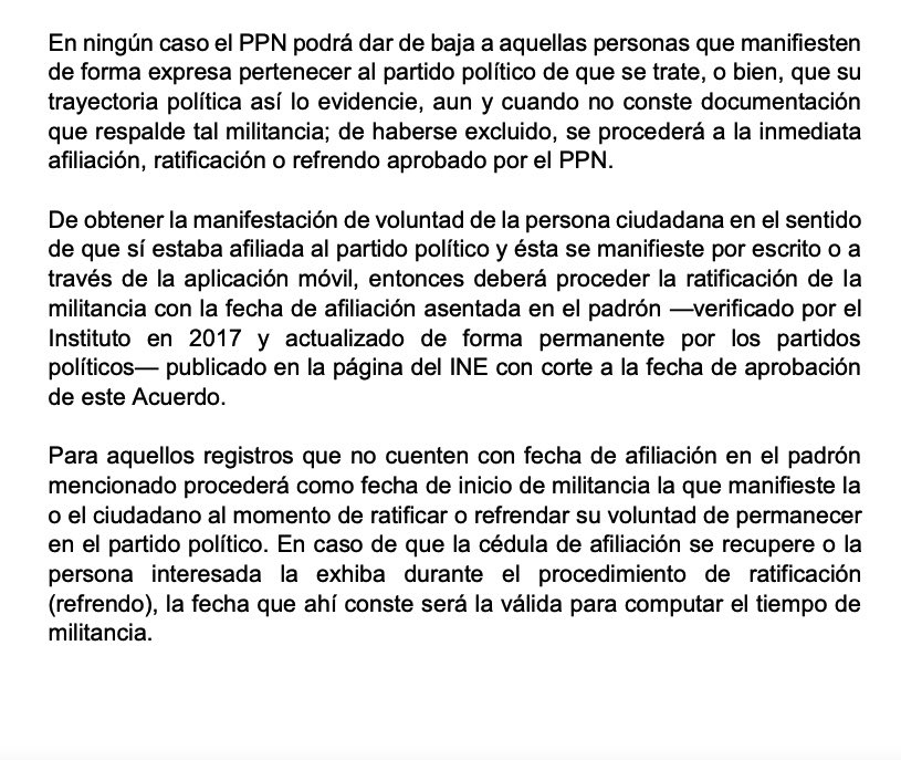 letroblesrosa's tweet photo. Y esto es lo que dice el Acuerdo INE/CG33/2019 del @INEMexico en la página 30 👇 https://t.co/vCEZ3gVWEm