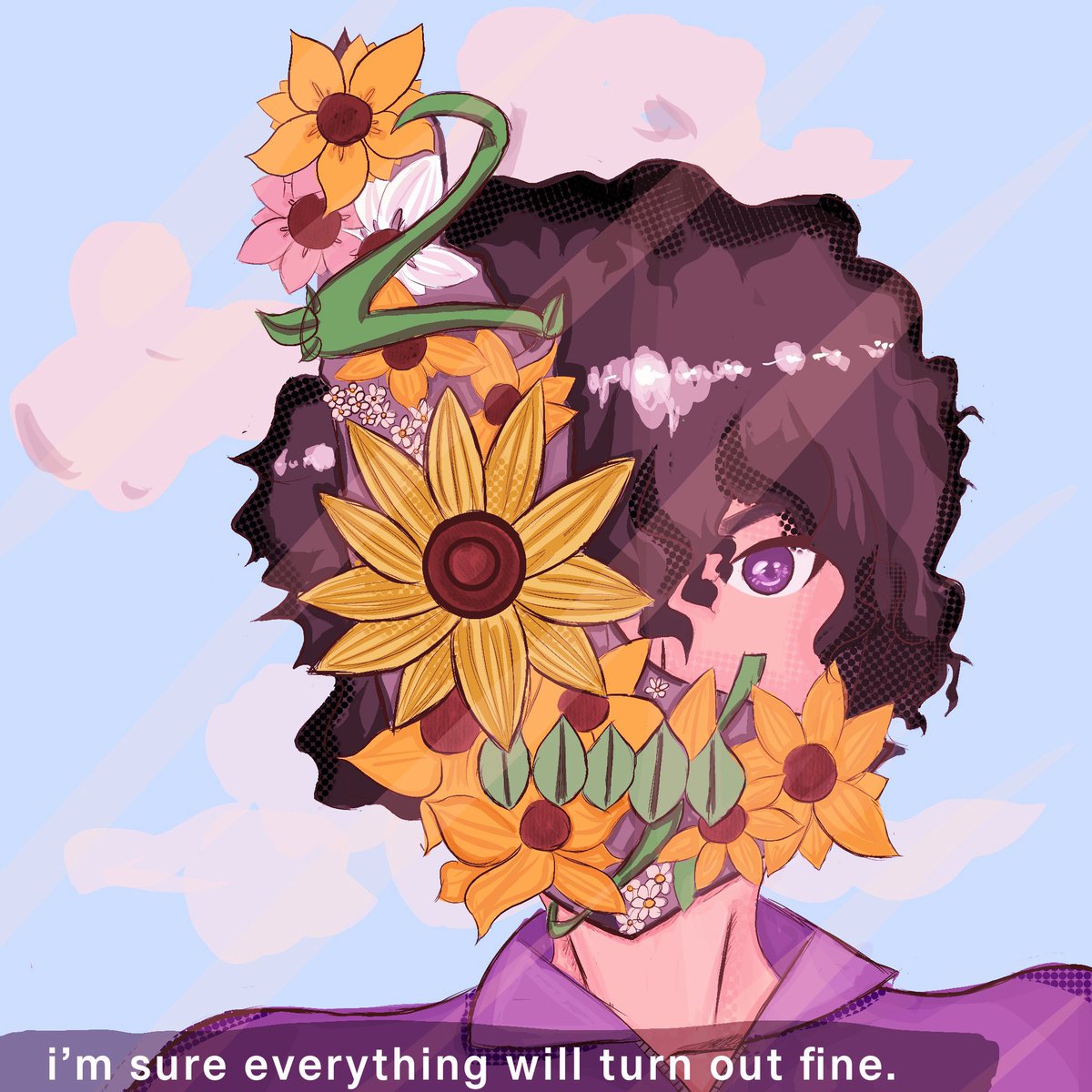 kdeeocafe's tweet photo. 2 different colorings of sunflower corpse :))) I missed drawing him a lot. I haven’t drawn completely in procreate for a while as I usually don’t like it for lineart but this doesn’t look too bad?? #ArtistOnTwitter #corpsehusbandfanart #AsianBiCreators https://t.co/ISKPSsYHYX