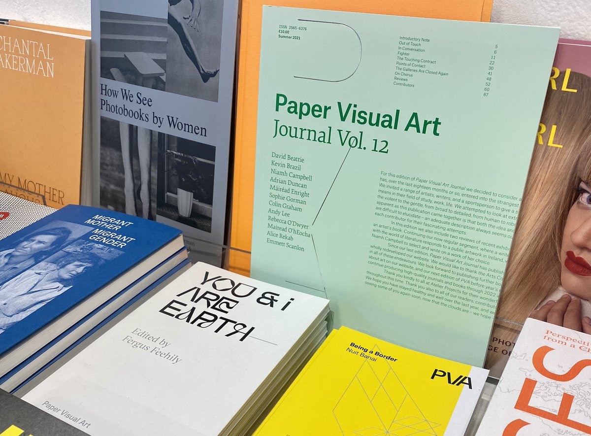 Delighted to announce the publication of our lovely green, touch-themed edition, PVA 12, beautifully designed by <a href="/David_Atelier/">David Smith</a>. Now available <a href="/TLP_says/">The Library Project</a> or via our website. Thanks to <a href="/artscouncil_ie/">The Arts Council / An Chomhairle Ealaíon</a> for the support.