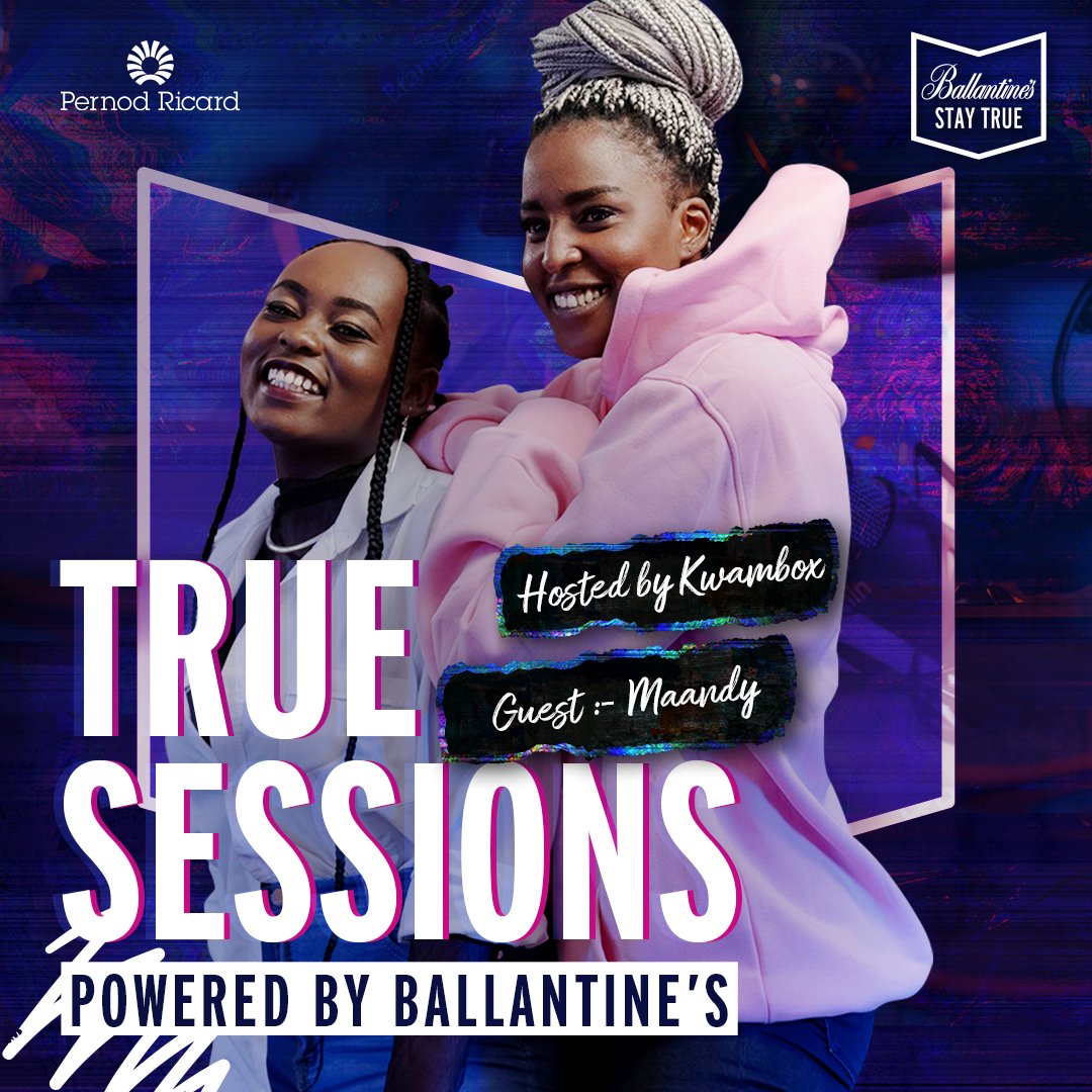 Ballantines_KE's tweet photo. Are your notification buttons on ? 

Are you ready for episode 2 of #TrueSessions ? It's dropping at exactly 8 pm, stay ready! 
#TheresNoWrongWay
@ItsKwambox https://t.co/I3Y4GmIqBA