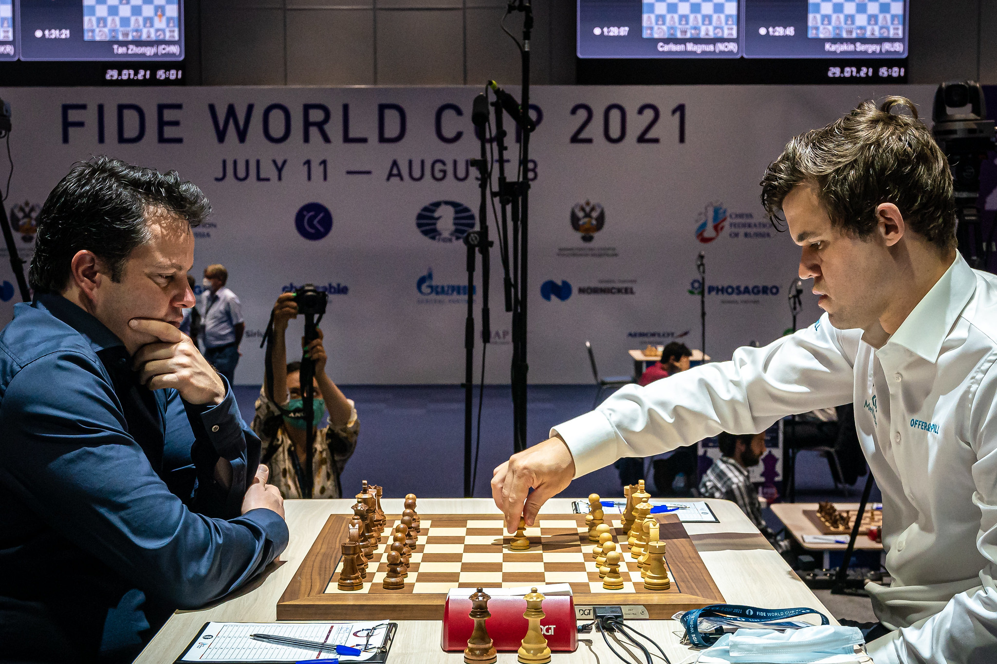 ChessBase India on X: FIDE World Cup 2021 QF2: Carlsen is through