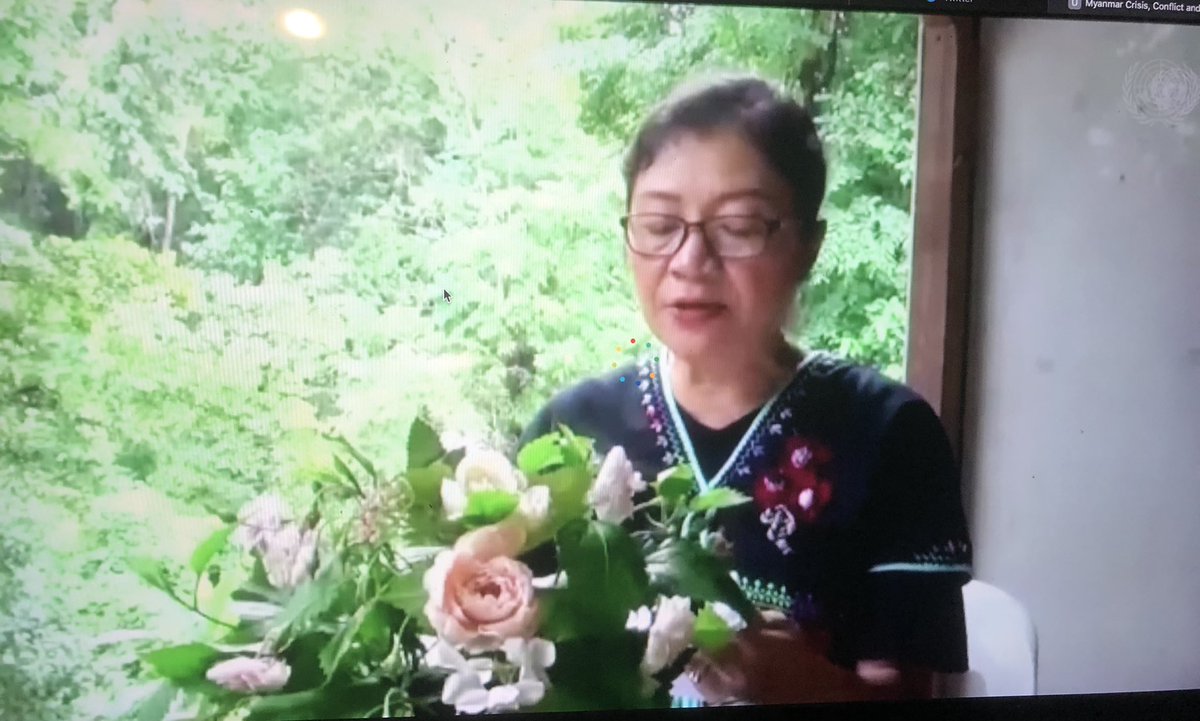 Susanna Hla Hla Soe cited “Myanmar is at its critical point”, urges international community to take decisive action to recognize <a href="/NUGMyanmar/">National Unity Government Myanmar</a> to be able to access to necessary resources” at the UN Security Council Arria Formula on Myanmar. 

#WhatsHappeningInMyanmar