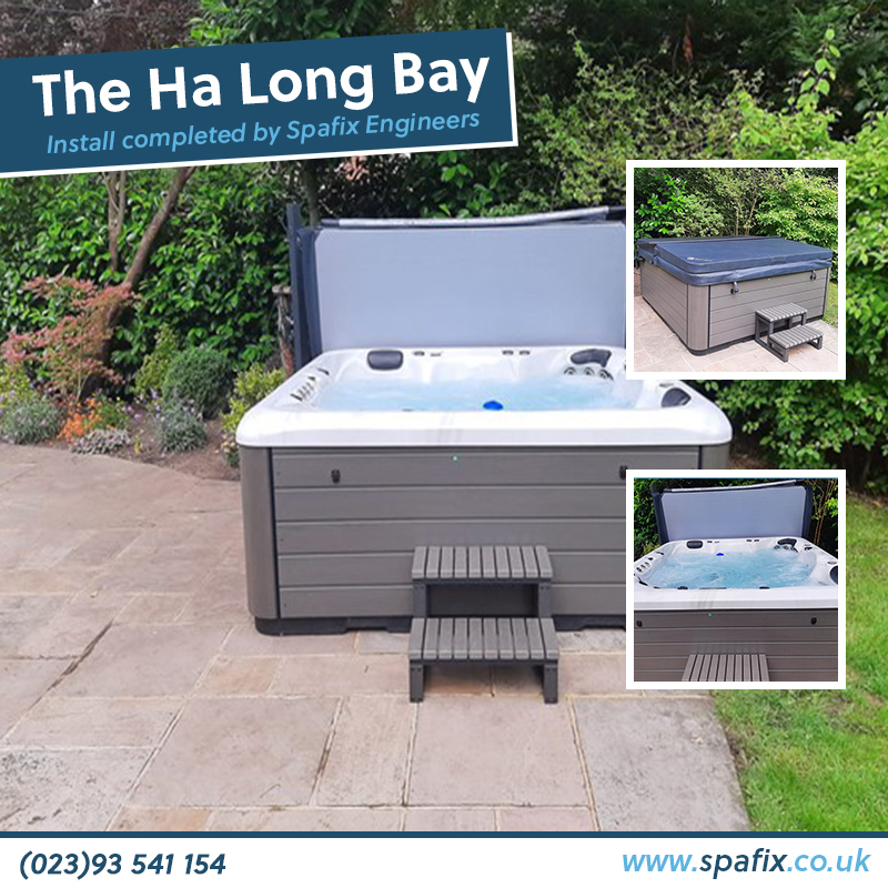 SpafixServices's tweet photo. A couple of our best photos this week, we were in Bepton to deliver a sterling silver Ha Long Bay &amp; London to deliver a below ground level Uluru II, a great tub for a party! 🎊💦

All tubs can be found here: 
https://t.co/h1PUS8NjdO
#hottubs #haveastaycation #hottubparties https://t.co/Upc7Vl5I5P