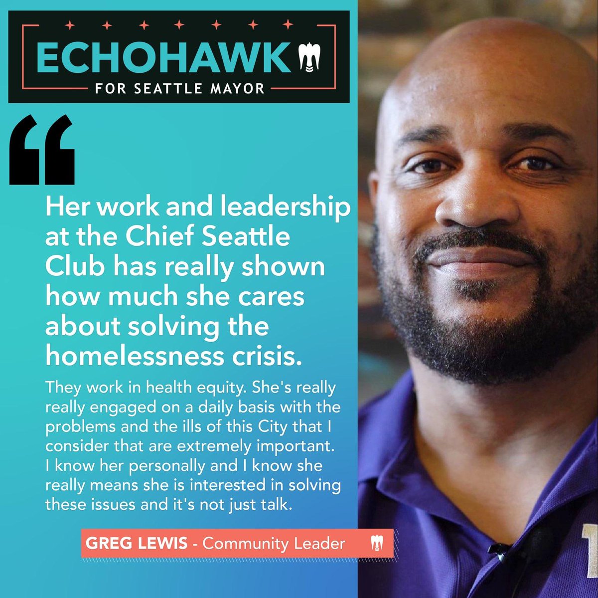 Colleen Echohawk for Seattle Mayor tweet media