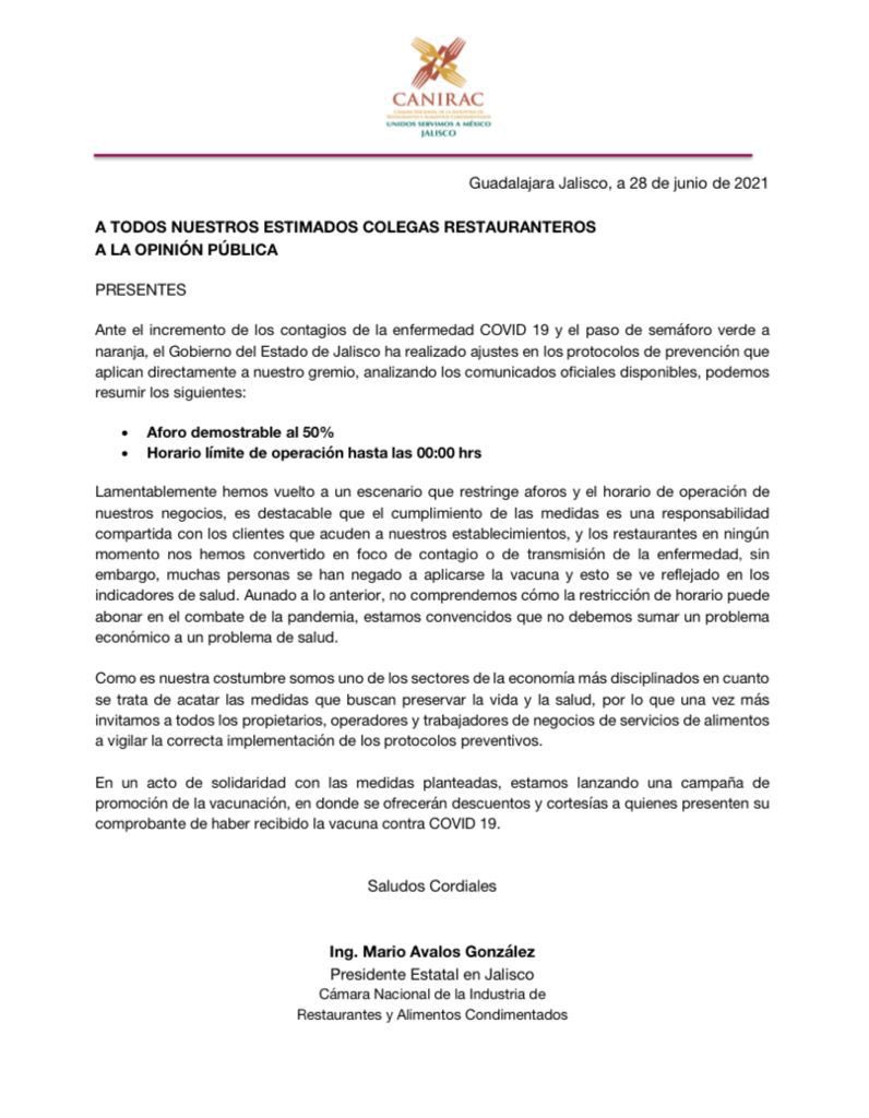 MarioAvalosG1's tweet photo. Participemos activamente en la vacunación, la solución a la pandemia está en todos, promovamos la salud y la economía de Jalisco @EnriqueAlfaroR @rvillanueval @canirac @GermanFGonzalez @GermanRalis @masayigonzalez @CCIJalisco https://t.co/24xT5sPFoP