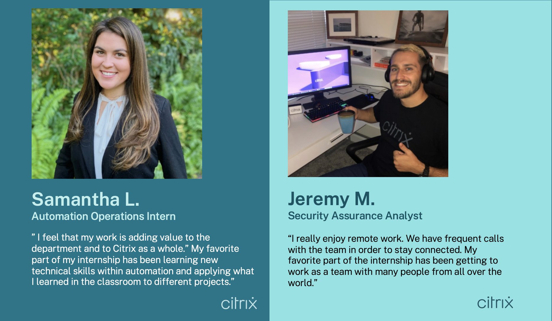 Citrix Careers on Twitter "More responses from our CitrixInterns include learning new