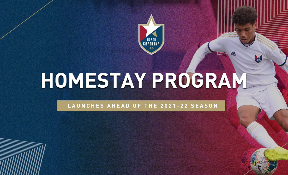 NCFC Youth (@ncfc_youth) on Twitter photo NCFC Youth launches Homestay Program for 2021-2022 NCFC Academy, the program to be the first of its kind in <a href="/USLLeagueOne/">USL League One</a>!
Full release | bit.ly/NCFCHomestay NCFC Youth launches Homestay Program for 2021-2022 NCFC Academy, the program to be the first of its kind in <a href="/USLLeagueOne/">USL League One</a>!
Full release | bit.ly/NCFCHomestay