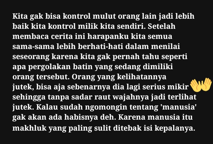 siphettiveris's tweet photo. Ga tau aja, terliat jutek karena saking sibuk nya sama pemikiran sendiri mau mulai ngajak ngobrol yg begimane², supaya ga salah ngomong ntar malah nyesel gra² mulai pembicaraan sama seseorang itu

#wattpad Dari @atyampela Karunia diseperempat Abad https://t.co/GHPt7cps7m