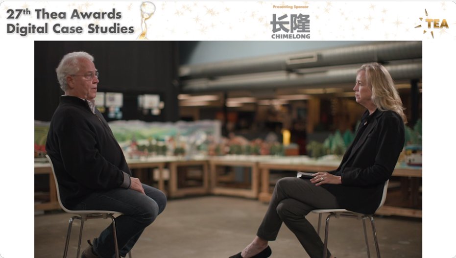 InParkMagazine's tweet photo. Leslie Iwerks: How many imagineers does it take to screw in a light bulb? Bob Weis: Who says it has to be a light bulb? #TEAtheas Case Studies https://t.co/1axmptRrcT