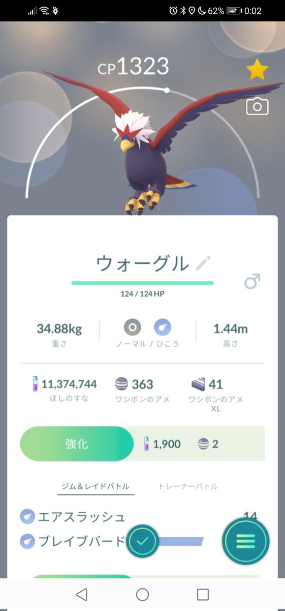 ট ইট র ポケモンgo大好き ポケモン部 ポケ活 アメ活とジム活に燃える ポケモンgo Pokemongo Pokemongobuddy ポケモンリサーチの大発見リワードで個体値満点のワシボンをゲット 早速 ウォーグルに進化 って Goバトに使いもんに ট ইট র ポケモンgo大好き ポケモン部 ポケ活 アメ活とジム活に燃える ポケモンgo Pokemongo Pokemongobuddy ポケモンリサーチの大発見リワードで個体値満点のワシボンをゲット 早速 ウォーグルに進化 って Goバトに使いもんに