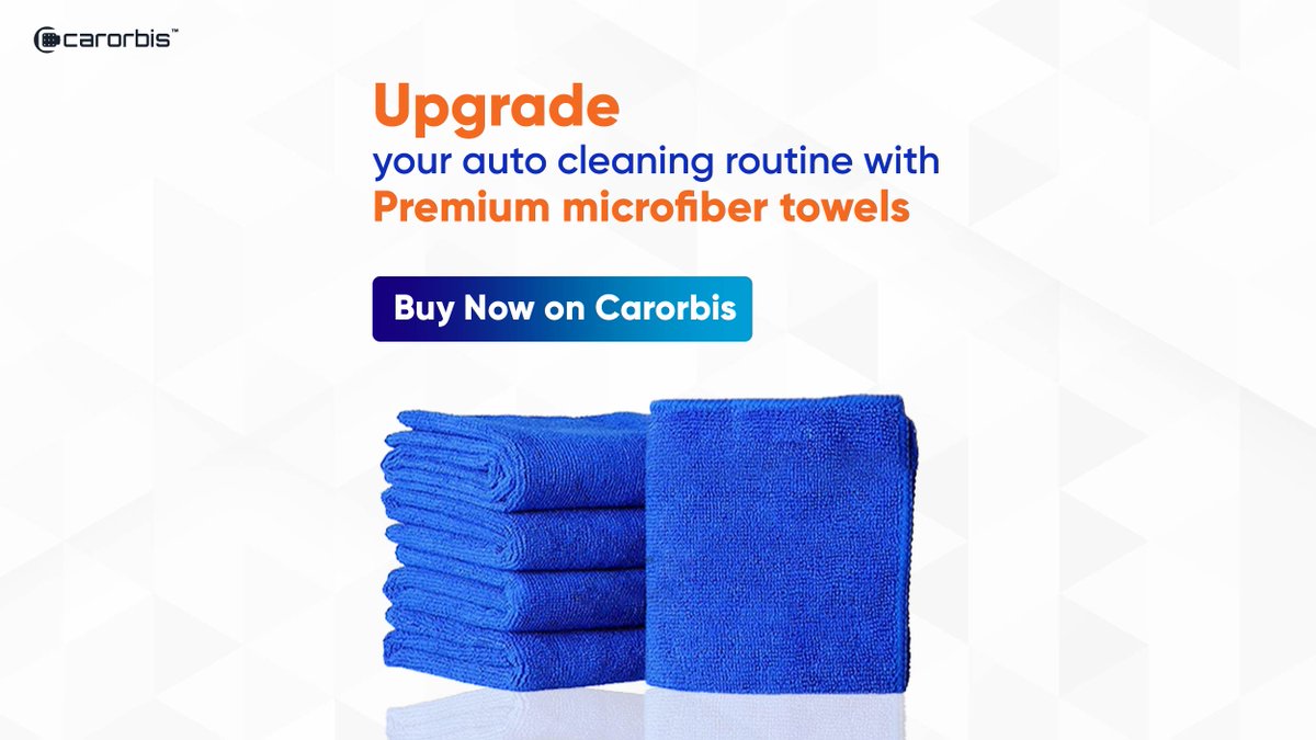 MyCarorbis's tweet photo. A #microfibertowel for #autocleaning comes with thousands of minute #fibers that provide an #excellent #cleaning action on the #car or #bike surface.  Ditch those random #clothes today and get premium #quality microfiber towels from https://t.co/iNwk8Wj41U. https://t.co/zh6hcI2Y3I