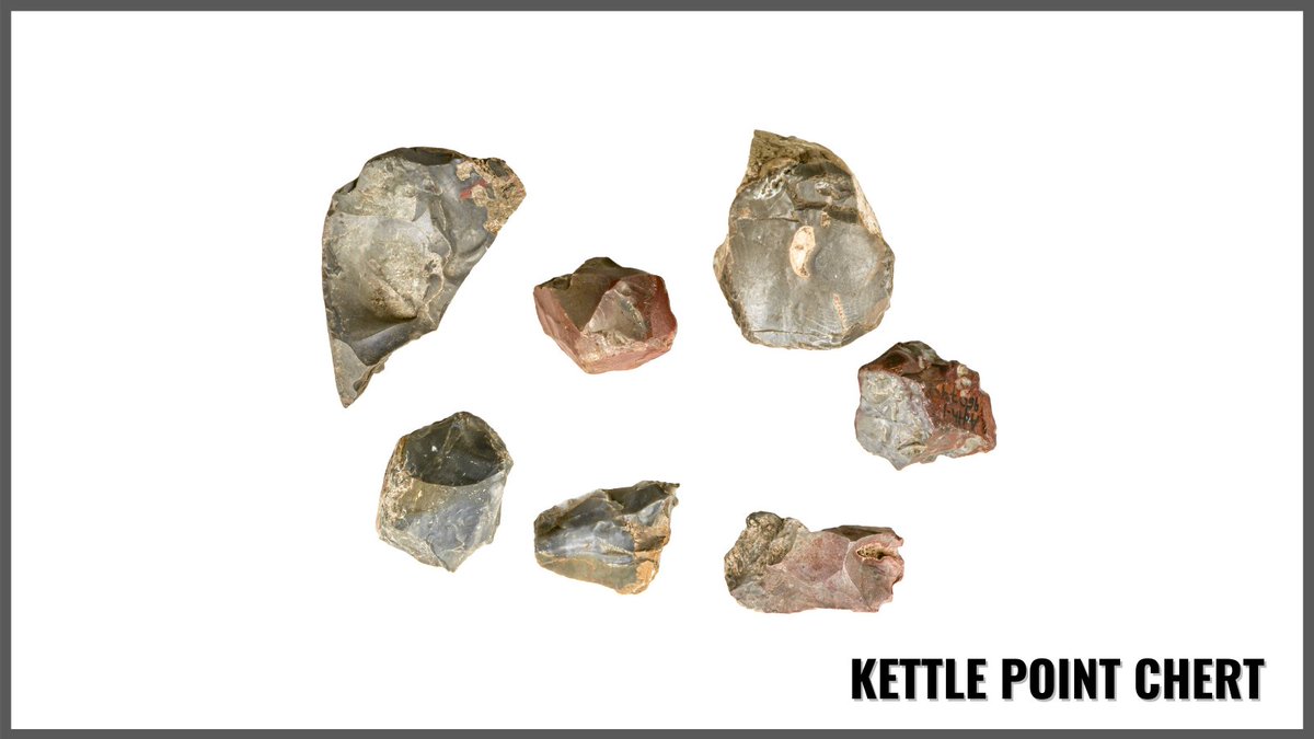 MuseOntArch's tweet image. Ontario’s Indigenous people have preferred #chert for tool making for thousands of years. Inhabitants from Lawson village specifically collected Kettle Point chert on long fishing trips to Lake Huron.

Learn more ow.ly/6whO50FGsy7

#MOALondon #ArtifactSpotlight #Collections