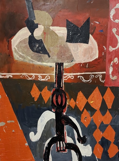RedfernGallery's tweet photo. Florence Hutchings 'Guitar Lessons' is currently on display as part of our exhibition •⁠Eileen Agar - Another Look•⁠ until 10 September 

'Guitar Lessons', 2020, Oil paint, oil bar and collage on canvas, 180 x 135cm

#FlorenceHutchings #EileenAgar #AnotherLook https://t.co/BZ2BrfXlr3
