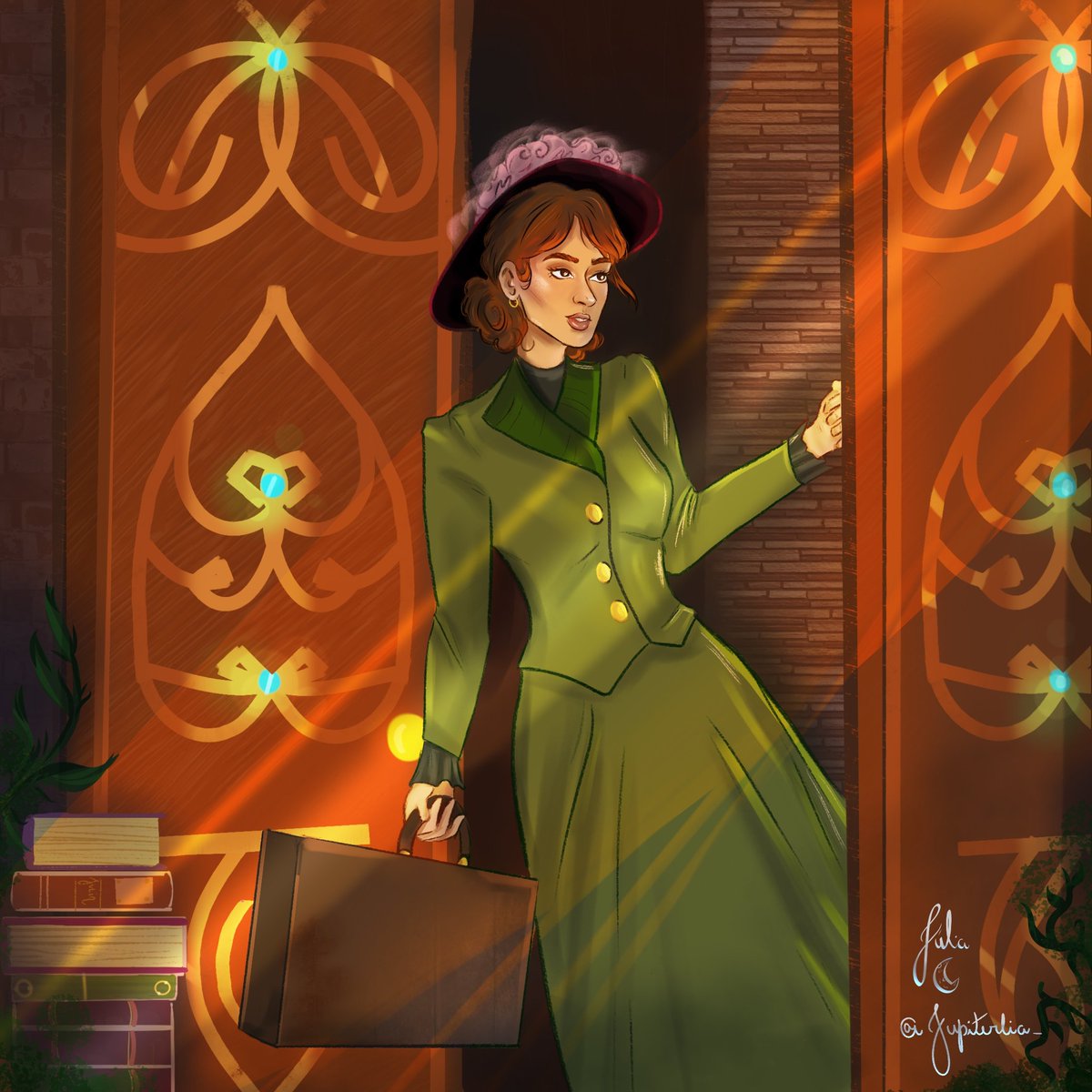 JupiterLia's tweet photo. ♧She was a Librarian, and the deepest, most fundamental part of her life involved a love of books.
.
.
#theinvisiblelibrary https://t.co/h7XLu2yAMx