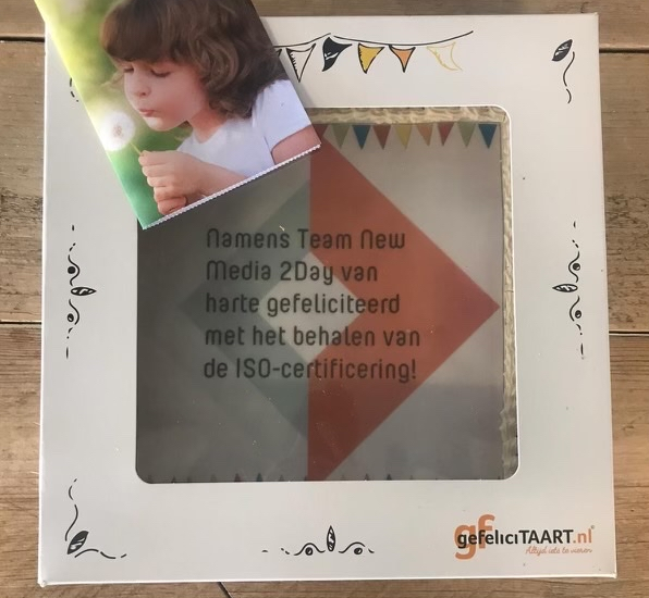 TeamNM2D's tweet photo. Blije klant na het ontvangen van de welverdiende taart; "Bedankt voor de lekkere taart vorige week! Hij is helemaal opgegaan."
Fijn dat wij konden bijdragen aan het behalen van jullie ISO-certificering.

#iso #certificering #validators #nm2d #amsterdam https://t.co/zkwRhLP6Kt