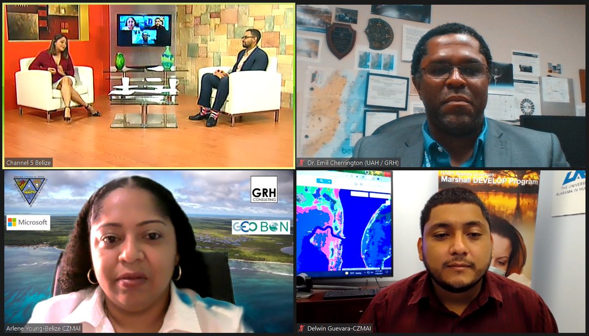 It was nice to speak w/ <a href="/OpenYourEyesBz/">Open Your Eyes</a>' Marleni Cuellar + <a href="/GCourtenay/">Gavin Courtenay</a> this morning about the ongoing <a href="/GEOBON_org/">GEO BON</a> / <a href="/GEOSEC2025/">Group on Earth Observations</a> / <a href="/Microsoft_Green/">Microsoft_Green</a> supported #AI for the #Belize 🇧🇿 National Marine Habitat Map project. Also see ⬇️. #EOchat #BelizeanTwitter
x.com/BzGEO/status/1…