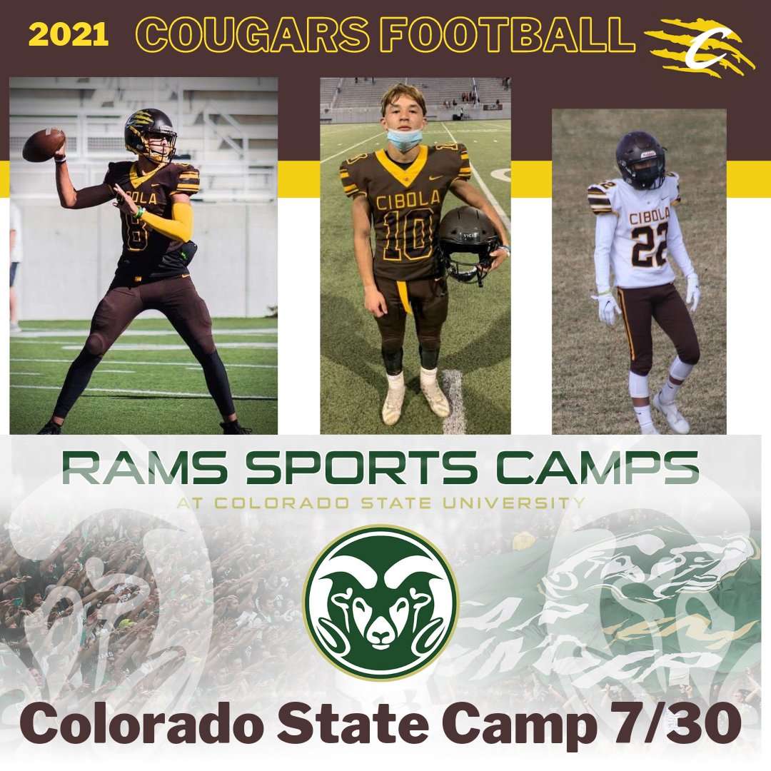 Headed to <a href="/CSUFootball/">Colorado State Football</a> Camp Friday, w Nate and Branden Castillo
<a href="/nathanlopezNM/">Nathan Lopez</a> <a href="/BrandenCastil12/">Branden Castillo</a> 
<a href="/cibolafootball/">Cibola Football</a> <a href="/CoachRodWill/">Rod Williams</a> 
<a href="/PrepRedzoneNM/">Prep Redzone New Mexico</a> <a href="/nmpreps/">NMPreps</a> <a href="/SebastianNoel47/">Sebastian Noel</a> <a href="/Brandega/">Brandon Ortega</a> <a href="/BrandonCSmith6/">BRVNDN</a> <a href="/krqesports/">Van Tate</a> <a href="/jchester17/">Jared Chester</a>