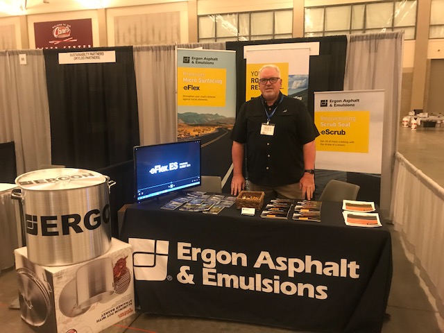 ergonasphalt's tweet photo. Mark Hartman representing Ergon Asphalt &amp; Emulsions at the Louisiana Municipal Association's 84th Annual Convention today. #ResourcesOnTheRoad #ErgonAsphalt #ImprovingInfrastructure #TheResource https://t.co/6vJL2aSTO7