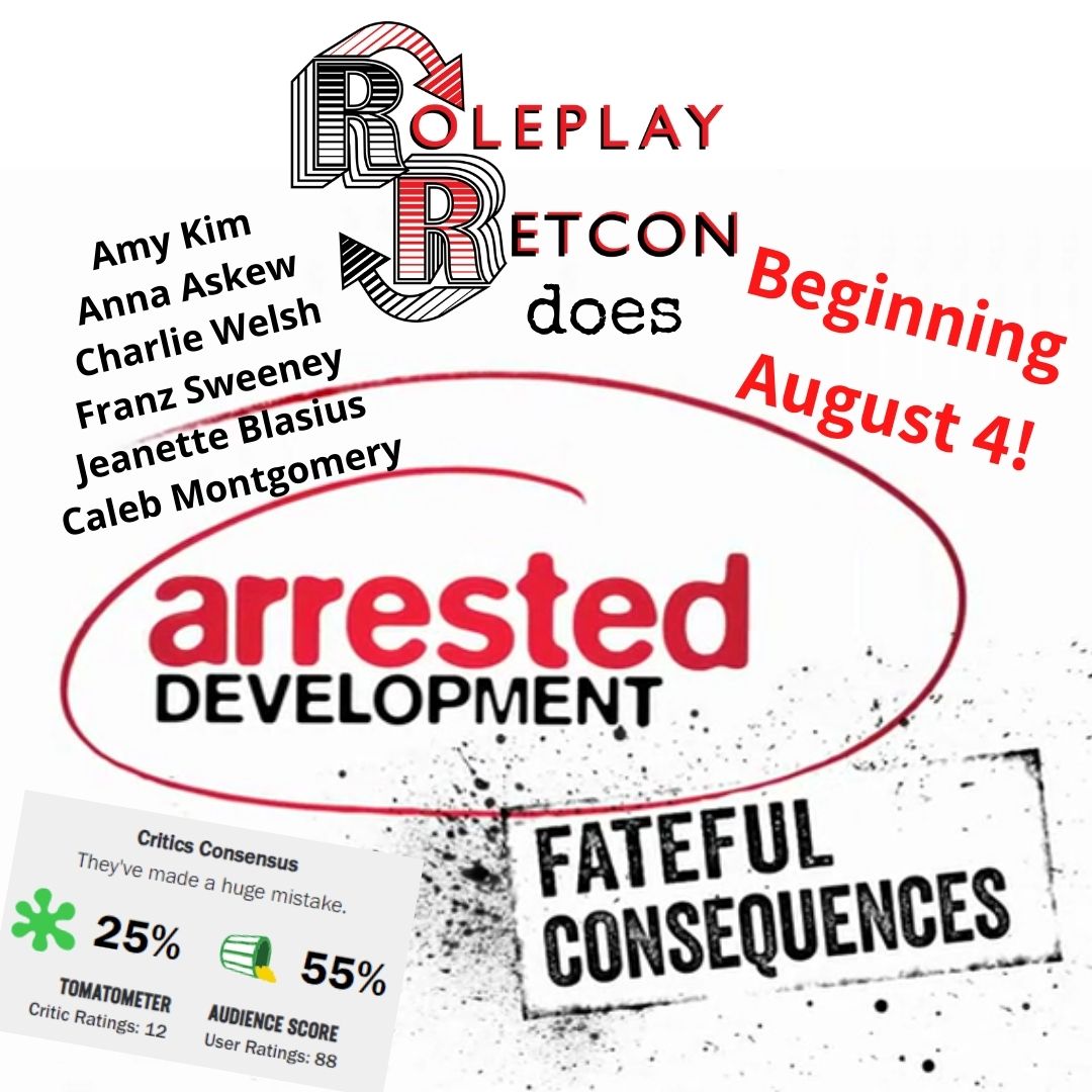 The dove's out of the bag! Our retcon of everything post-season 3 of Arrested Development begins in a week! Featuring <a href="/IsItWine30Yet/">Kim</a> <a href="/a_askew/">anna.</a> <a href="/oblivionsprice/">sosososo tired☀️</a> <a href="/Gerbilminion/">Jeanette Blasius</a> and some other people who don't have Twitter accounts! #wearenerdsmith #arresteddevelopment #podernfamily