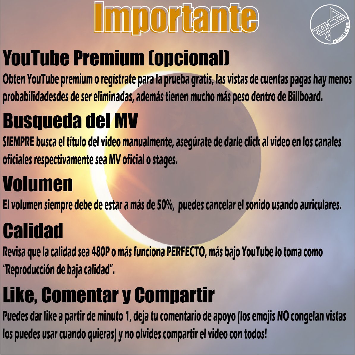 CHOICELatam's tweet photo. También les dejamos una pequeña guía resumida de stream, solo para refrescar la cabeza 🥰

Ayudémonos entre todos y conozcámonos un poco más 😉

@official_ACE7 | #ACE | #에이스 

[#MultifandomStream] https://t.co/0EhgTT4kE9
