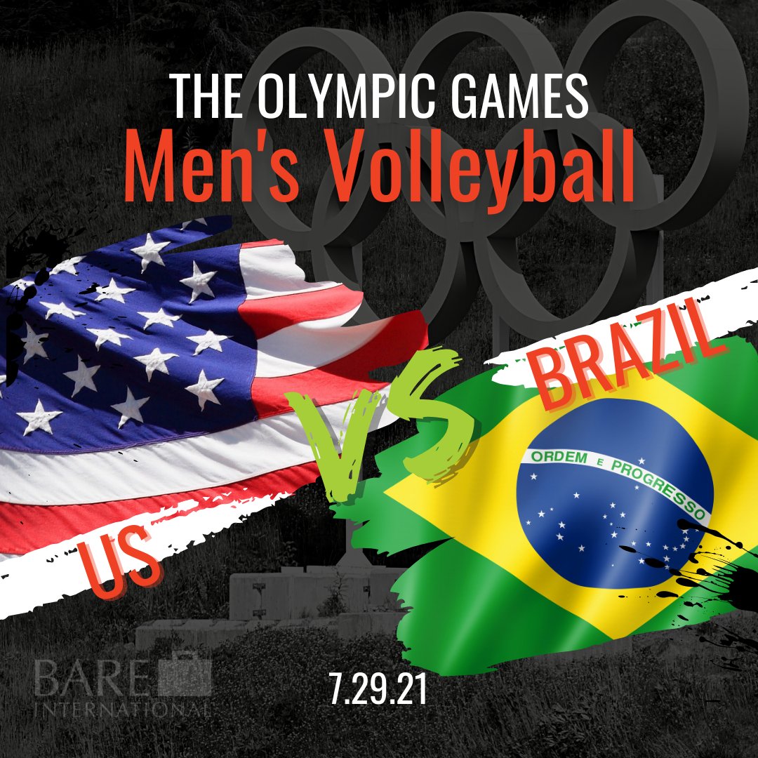 BARE_Intl's tweet photo. We're up against Brazil for #volleyball... Let's see who triumphs today! 🏐👀
#Olympics #Tokyo2020 https://t.co/tyvDF29uW5