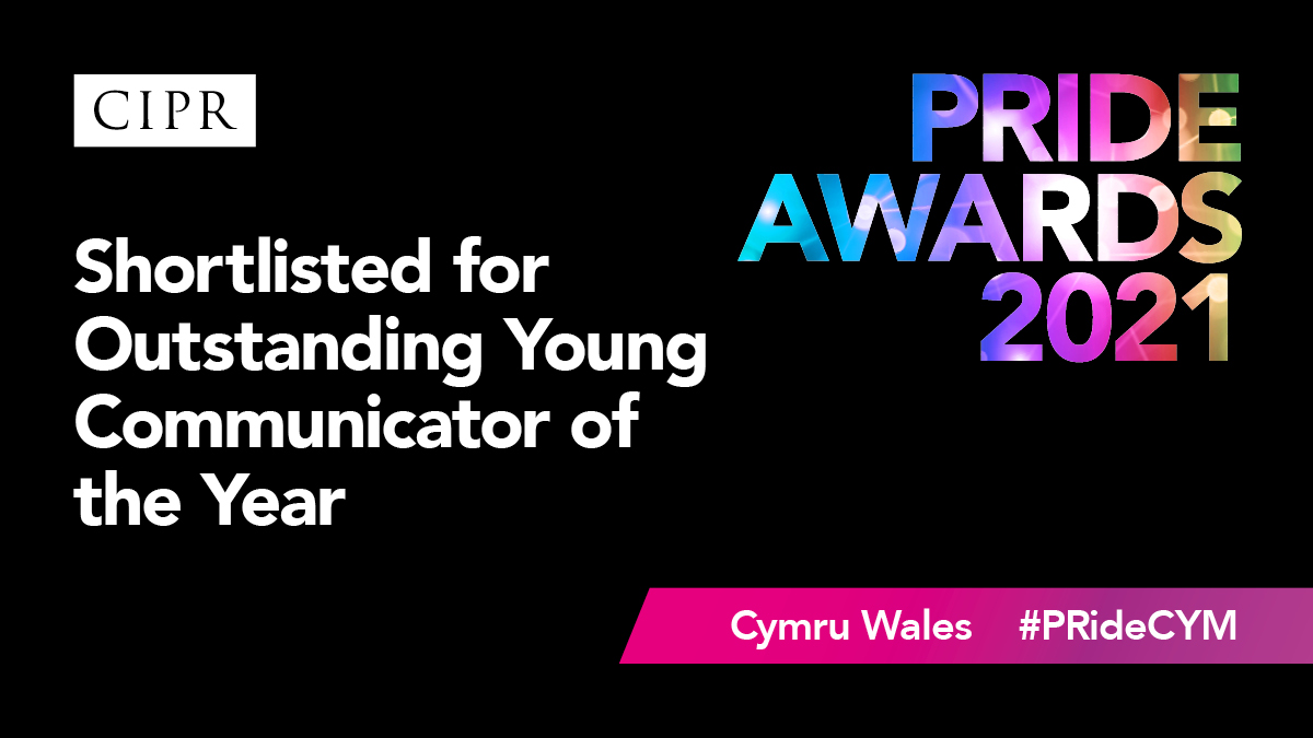 CIPR_Awards's tweet photo. Finally the @CIPR_Cymru #PRideCYM Outstanding Young Communicator of the year shortlist is @CompaniesHouse @damiankerlin @hannah_claffey @stationrdmktg. Good luck all! #PRideAwards https://t.co/TiEtfKHDZt