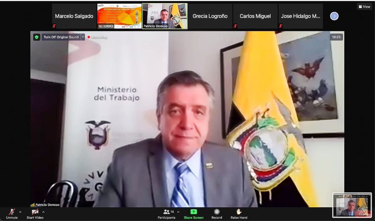 DonosoEcuador's tweet photo. ¡Promovemos la participación de todos los sectores para la construcción de la Ley de Oportunidades! 🎙️

Gracias a quienes formaron parte del Foro de Perspectivas Laborales, contribuyendo así en la reactivación del Ecuador.

#JustosLoLogramos #LeyDeOportunidades https://t.co/O7ON8FyPGh